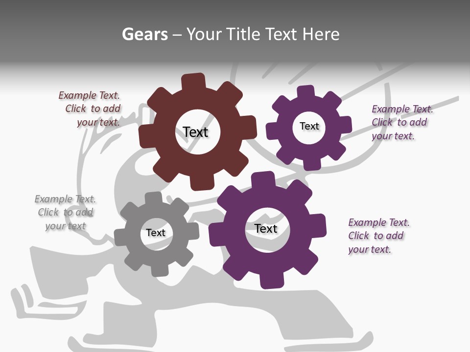 A Cartoon Character Holding A Megaphone In His Hand PowerPoint Template