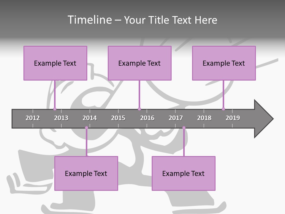A Cartoon Character Holding A Megaphone In His Hand PowerPoint Template