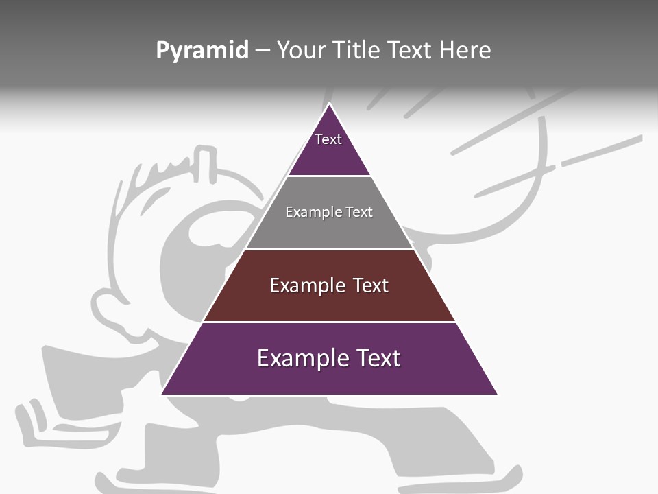 A Cartoon Character Holding A Megaphone In His Hand PowerPoint Template