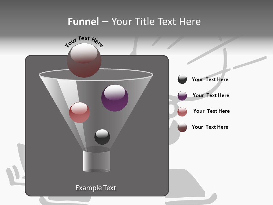 A Cartoon Character Holding A Megaphone In His Hand PowerPoint Template