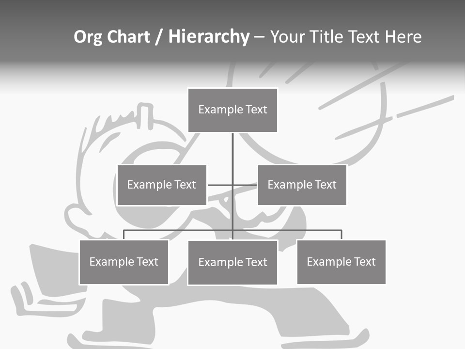 A Cartoon Character Holding A Megaphone In His Hand PowerPoint Template