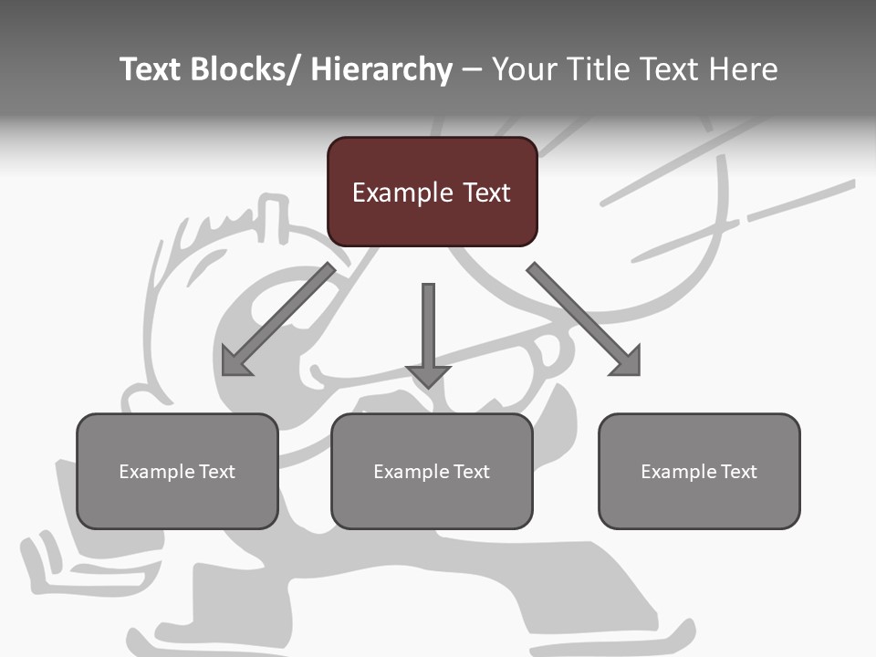 A Cartoon Character Holding A Megaphone In His Hand PowerPoint Template