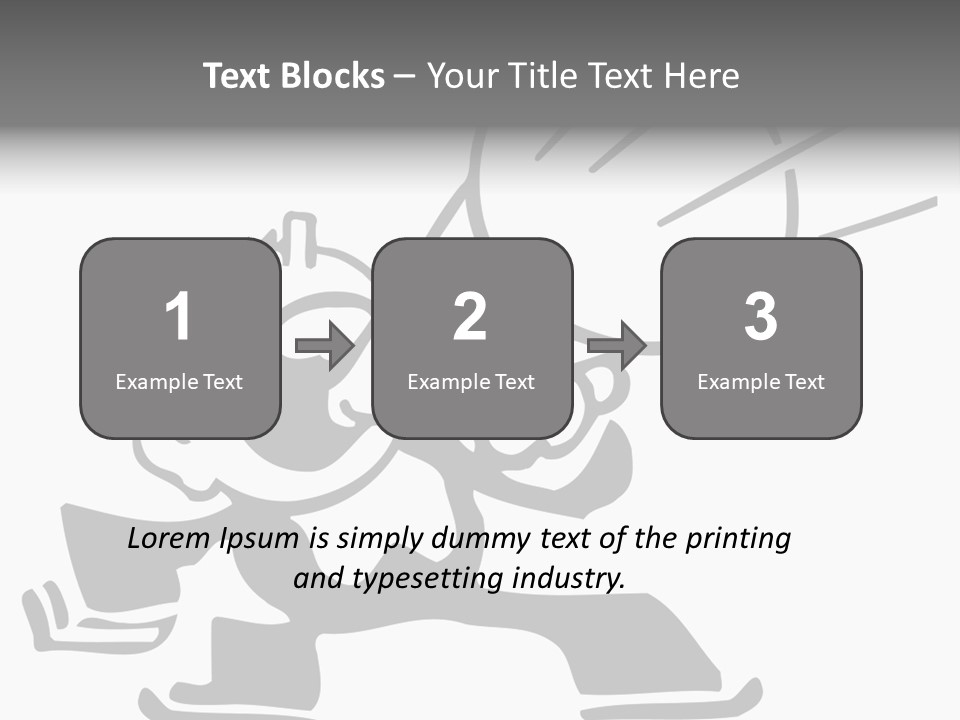 A Cartoon Character Holding A Megaphone In His Hand PowerPoint Template