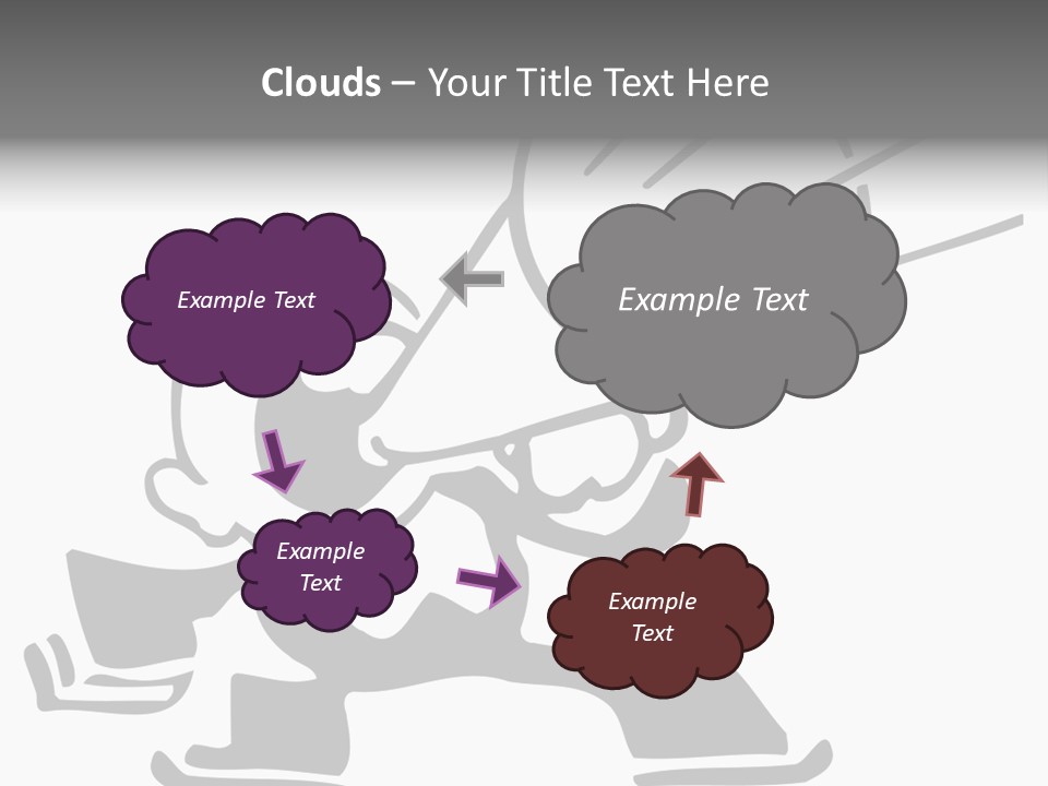 A Cartoon Character Holding A Megaphone In His Hand PowerPoint Template