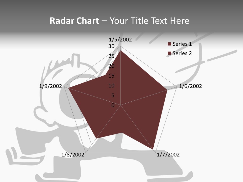 A Cartoon Character Holding A Megaphone In His Hand PowerPoint Template