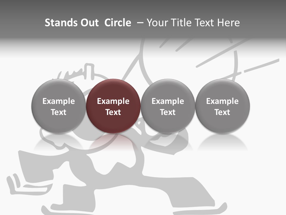 A Cartoon Character Holding A Megaphone In His Hand PowerPoint Template