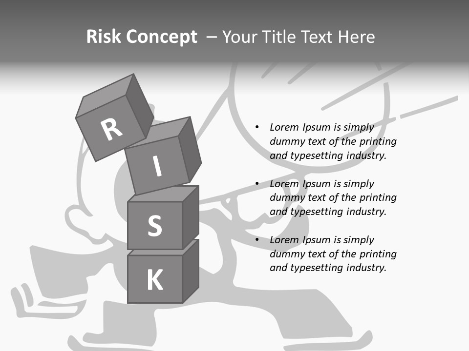 A Cartoon Character Holding A Megaphone In His Hand PowerPoint Template