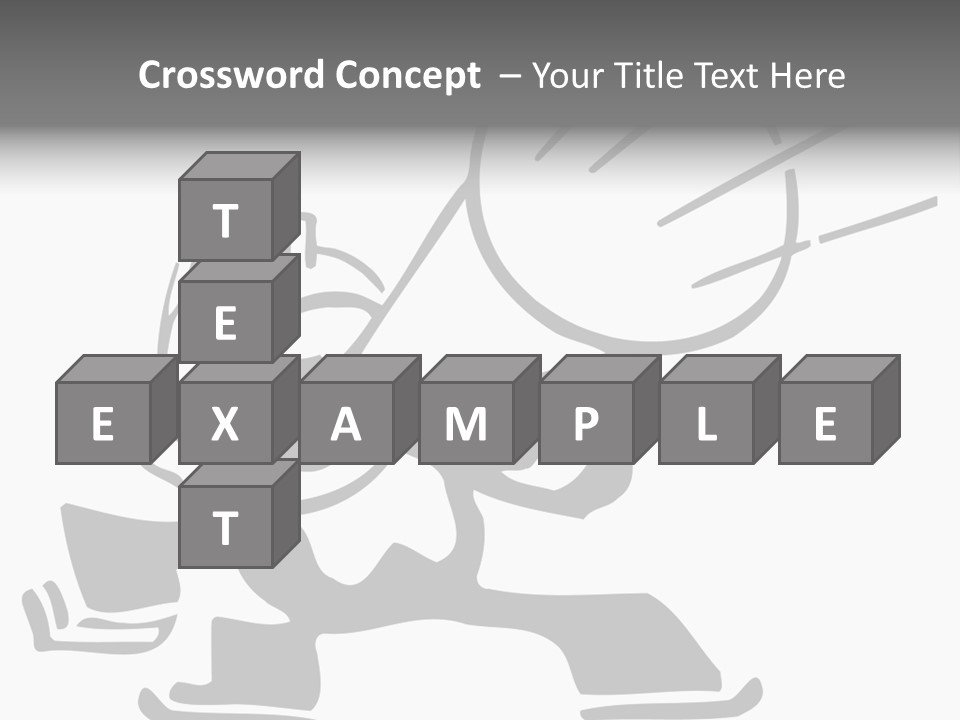 A Cartoon Character Holding A Megaphone In His Hand PowerPoint Template