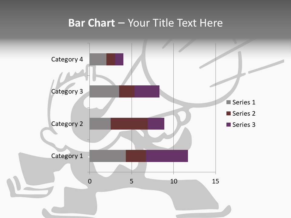 A Cartoon Character Holding A Megaphone In His Hand PowerPoint Template