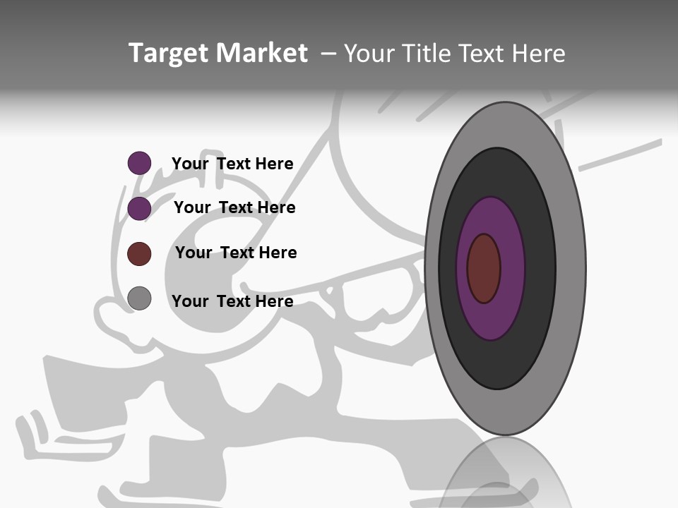 A Cartoon Character Holding A Megaphone In His Hand PowerPoint Template