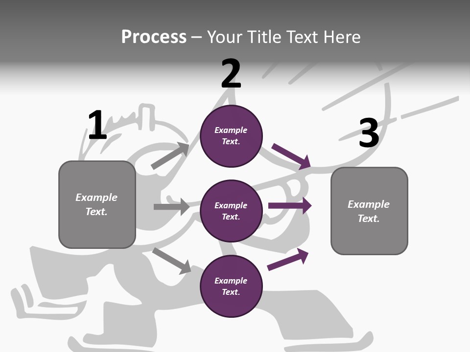 A Cartoon Character Holding A Megaphone In His Hand PowerPoint Template