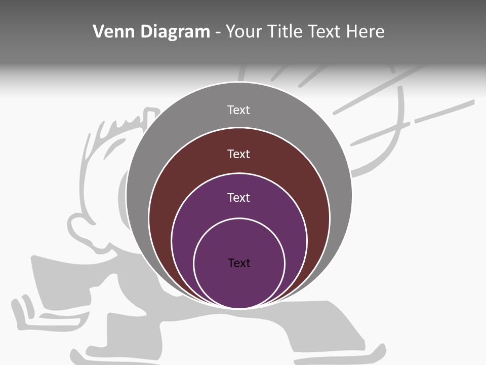 A Cartoon Character Holding A Megaphone In His Hand PowerPoint Template