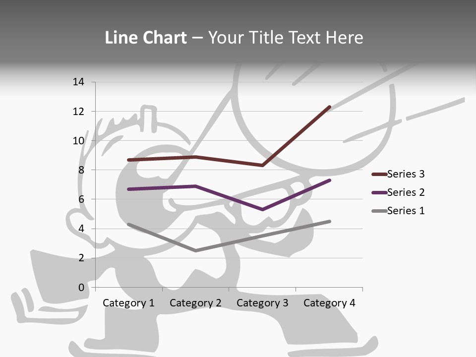 A Cartoon Character Holding A Megaphone In His Hand PowerPoint Template