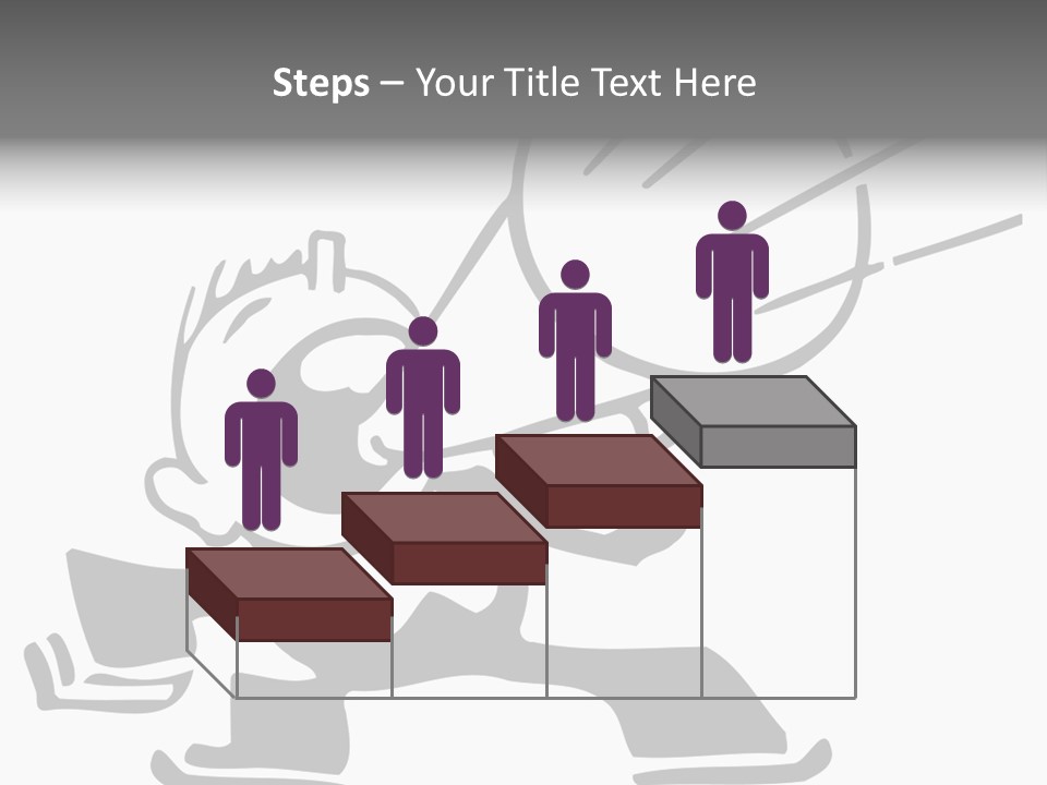 A Cartoon Character Holding A Megaphone In His Hand PowerPoint Template