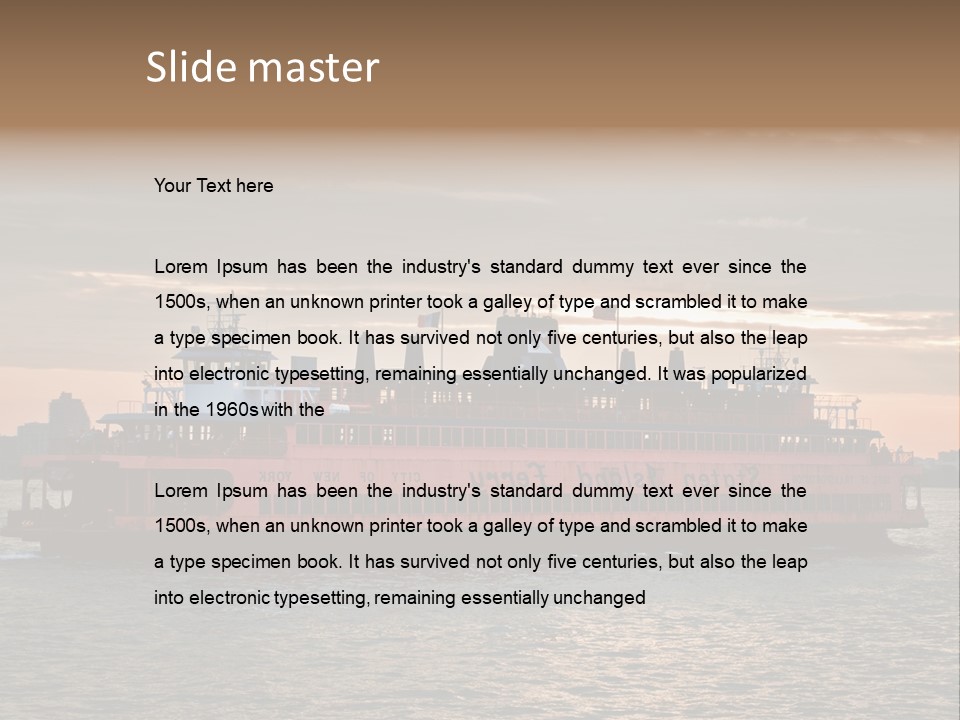 Driving African Facing PowerPoint Template