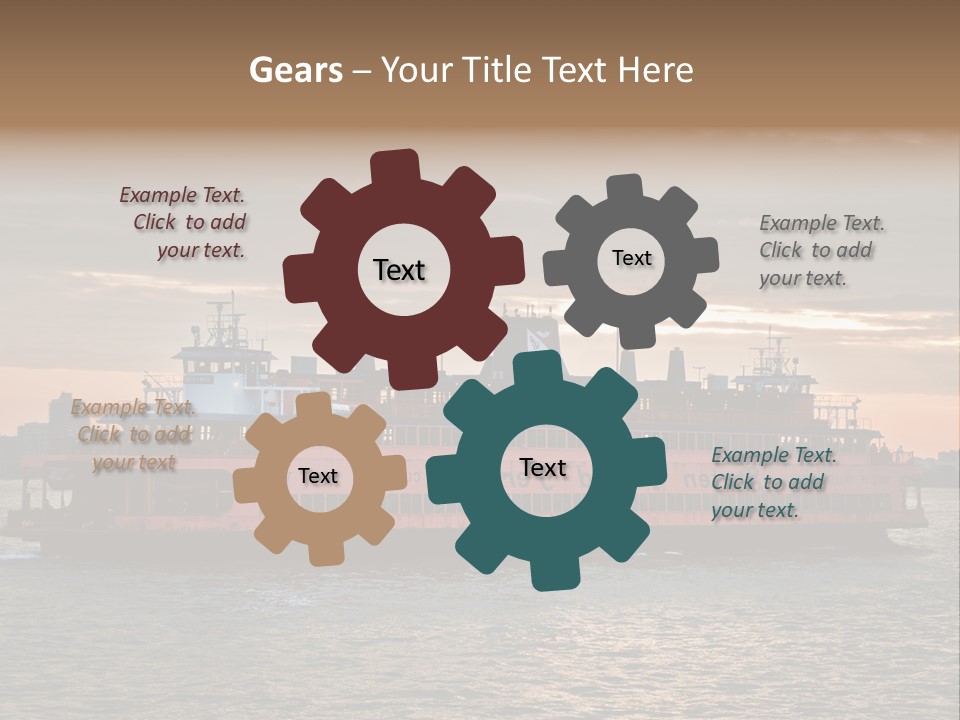 Driving African Facing PowerPoint Template