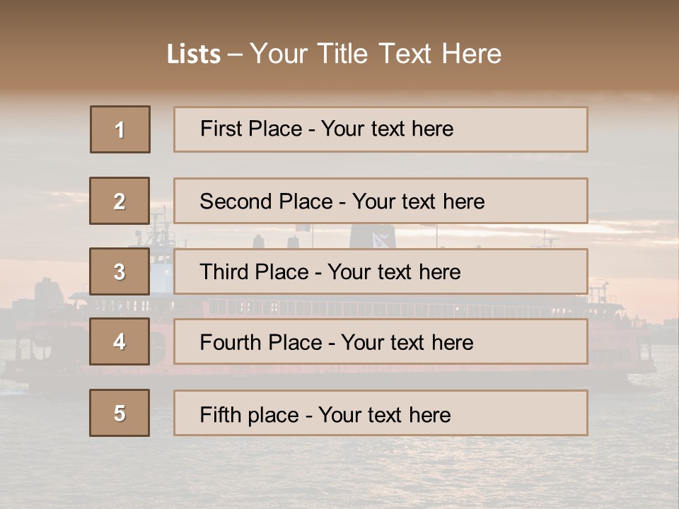 Driving African Facing PowerPoint Template