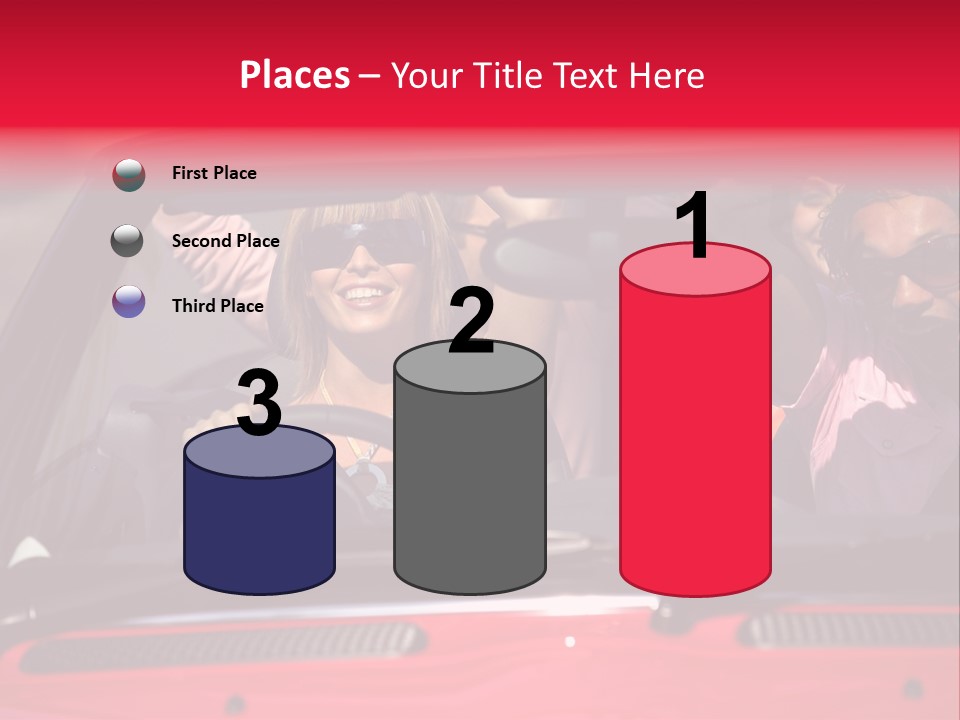 Driving African Facing PowerPoint Template