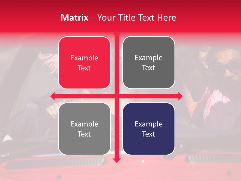 Driving African Facing PowerPoint Template