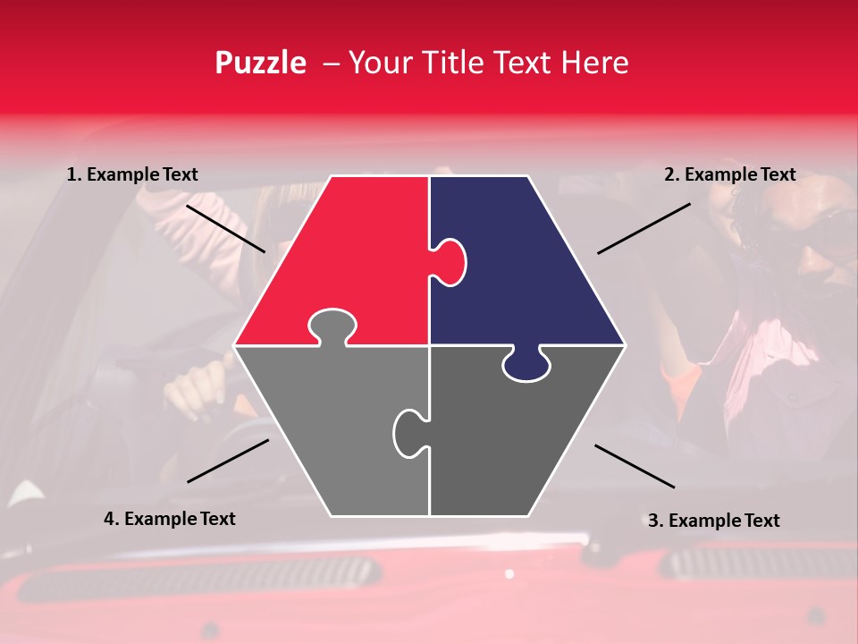 Driving African Facing PowerPoint Template