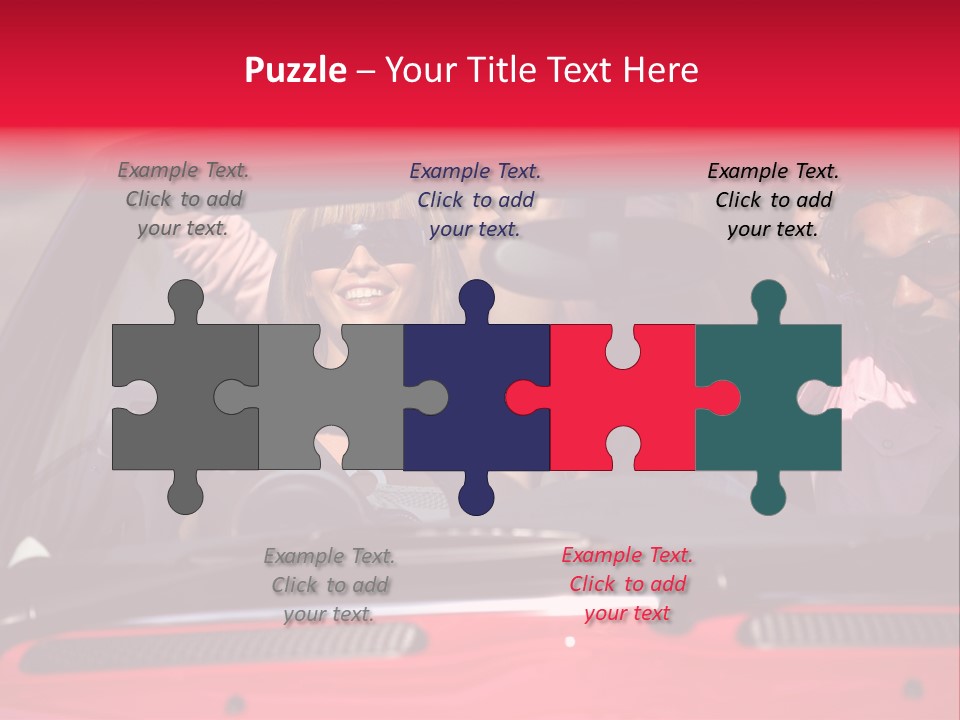 Driving African Facing PowerPoint Template