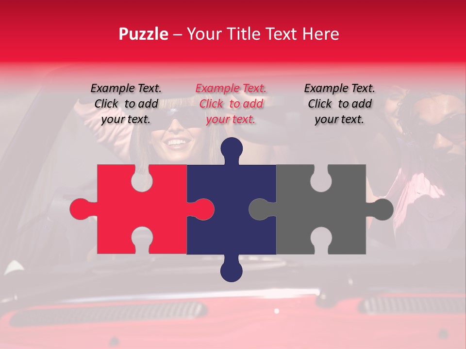 Driving African Facing PowerPoint Template