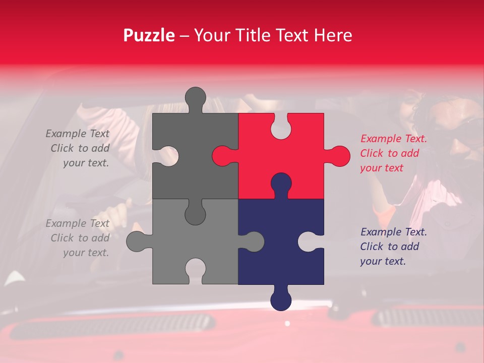 Driving African Facing PowerPoint Template