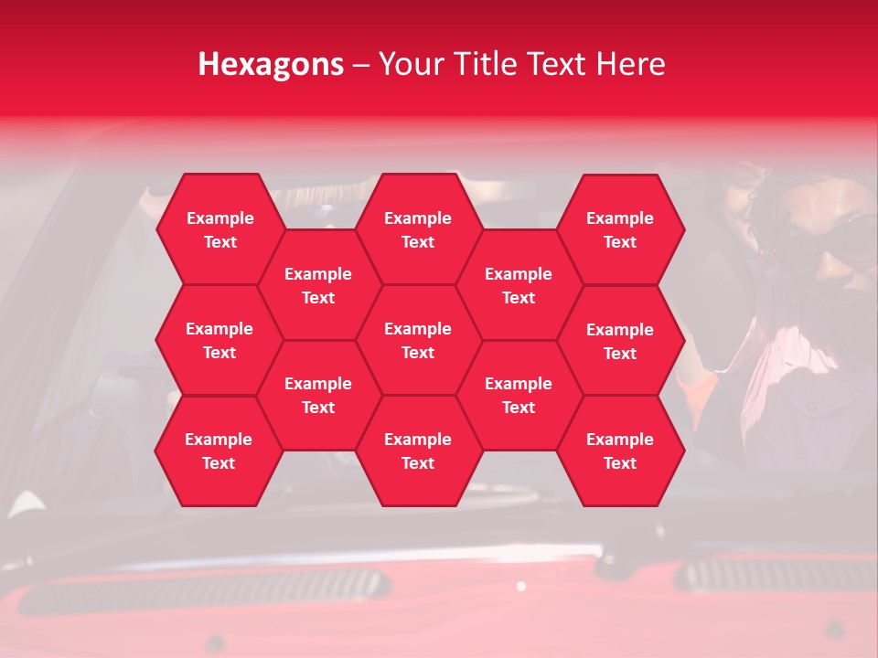 Driving African Facing PowerPoint Template