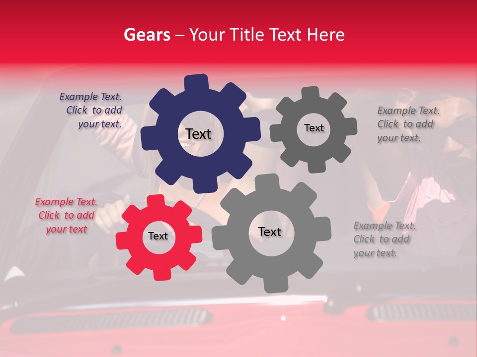 Driving African Facing PowerPoint Template