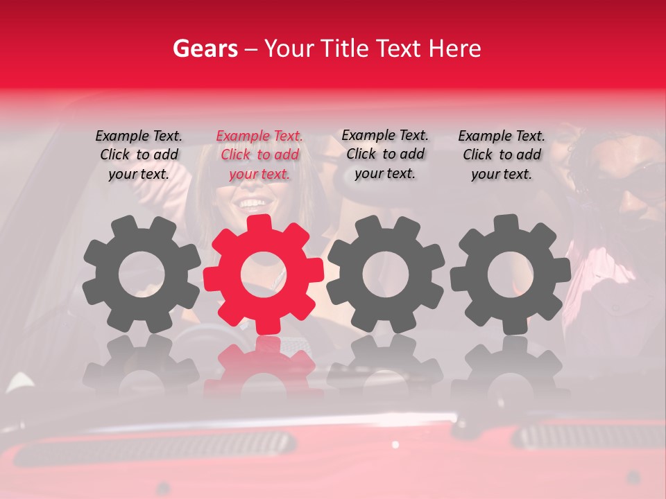 Driving African Facing PowerPoint Template