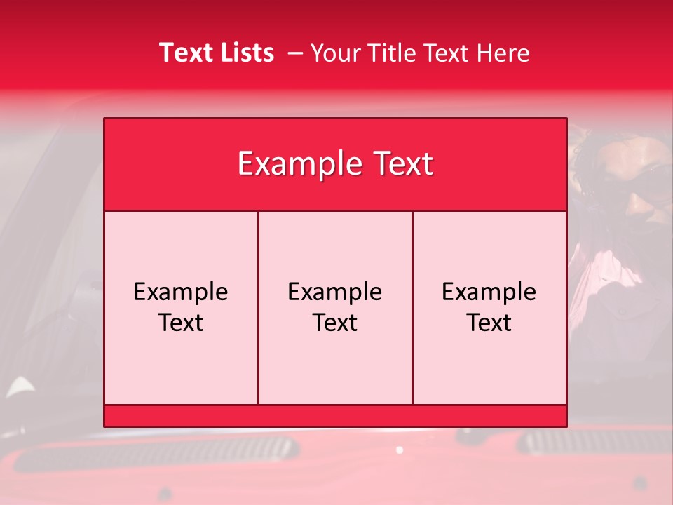 Driving African Facing PowerPoint Template