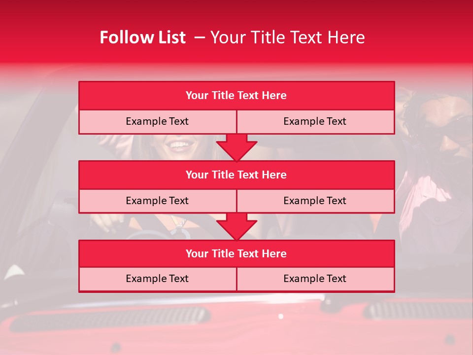 Driving African Facing PowerPoint Template