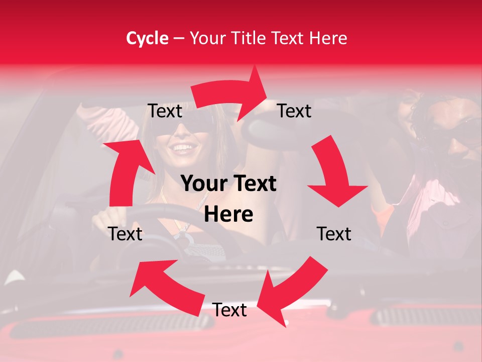 Driving African Facing PowerPoint Template