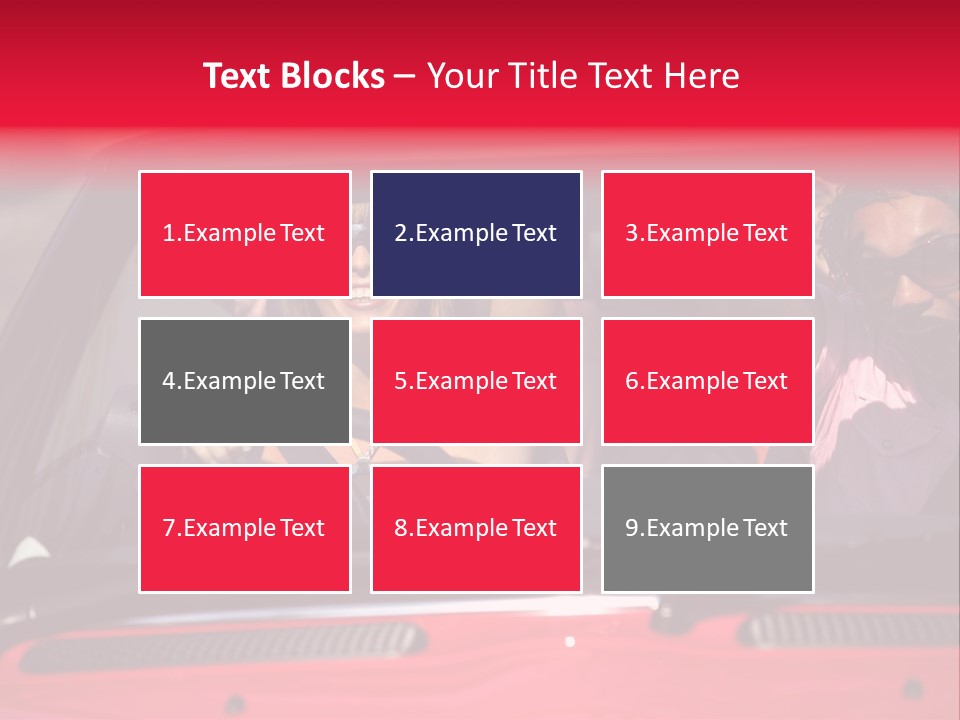 Driving African Facing PowerPoint Template