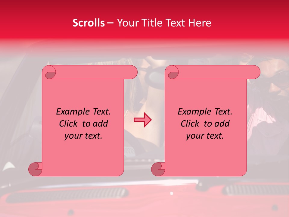 Driving African Facing PowerPoint Template