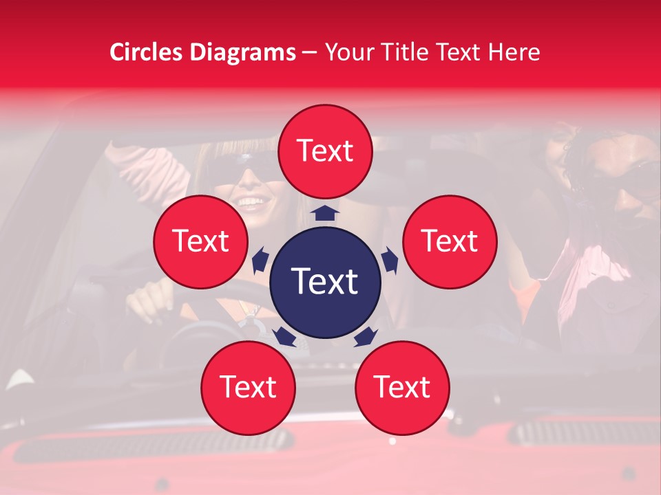 Driving African Facing PowerPoint Template