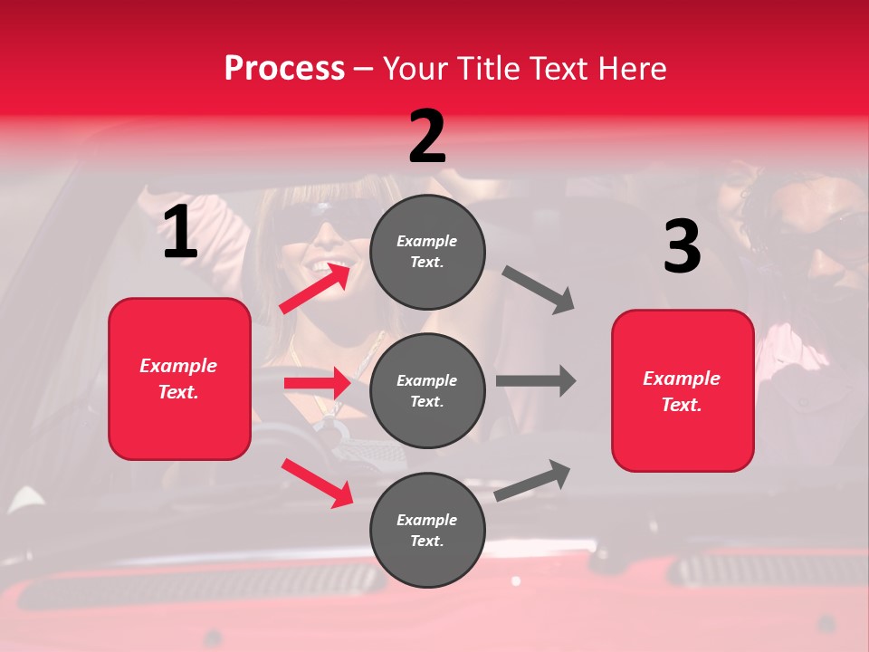Driving African Facing PowerPoint Template