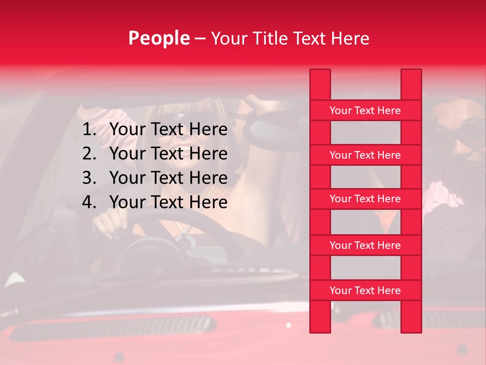 Driving African Facing PowerPoint Template