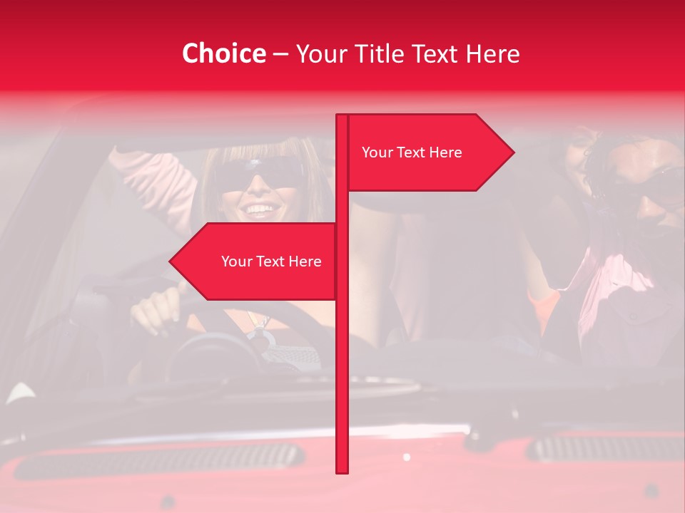 Driving African Facing PowerPoint Template