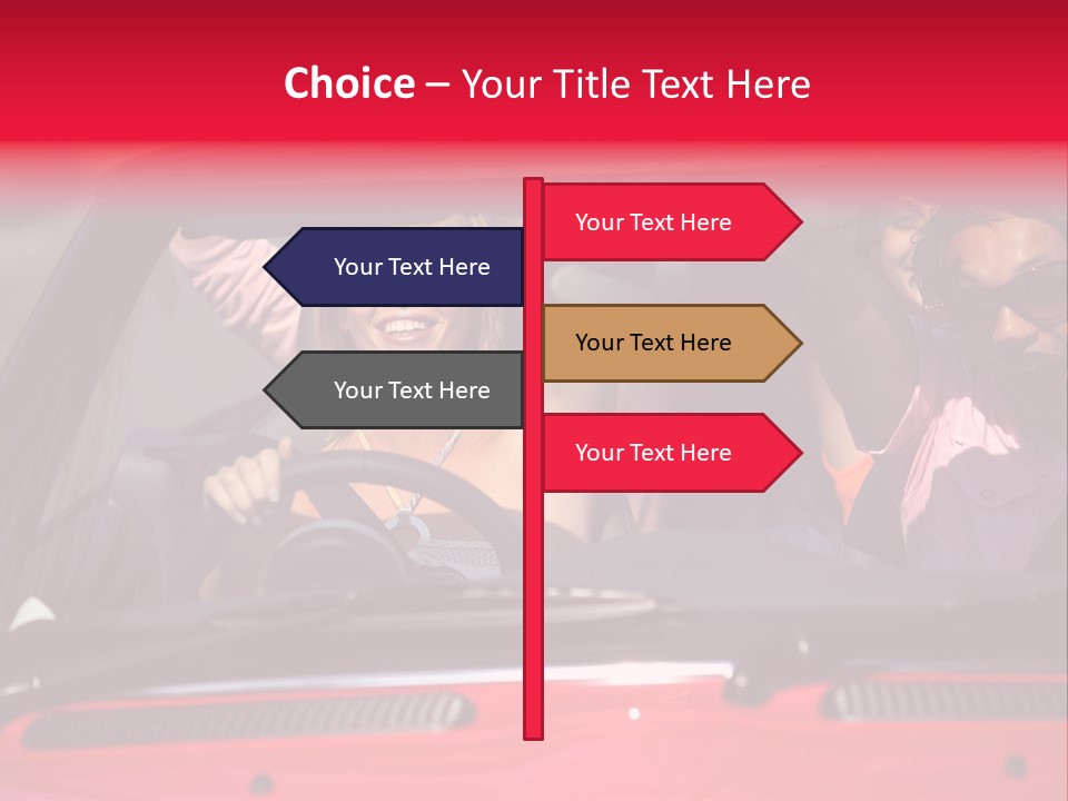 Driving African Facing PowerPoint Template