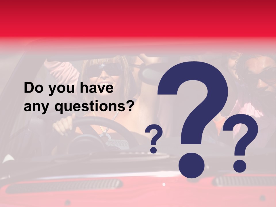 Driving African Facing PowerPoint Template