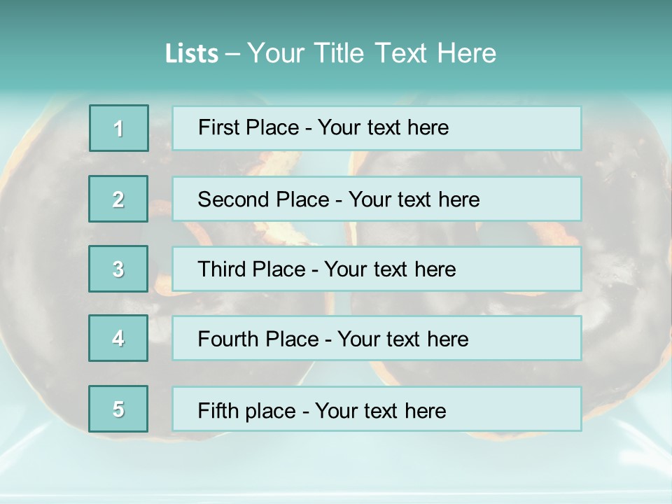 Dessert Decadent Diet PowerPoint Template