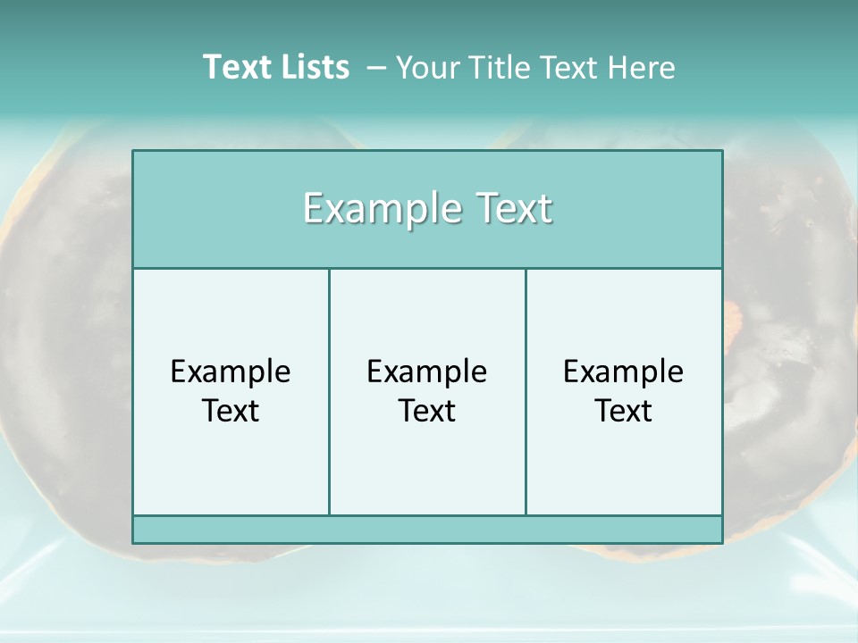 Dessert Decadent Diet PowerPoint Template