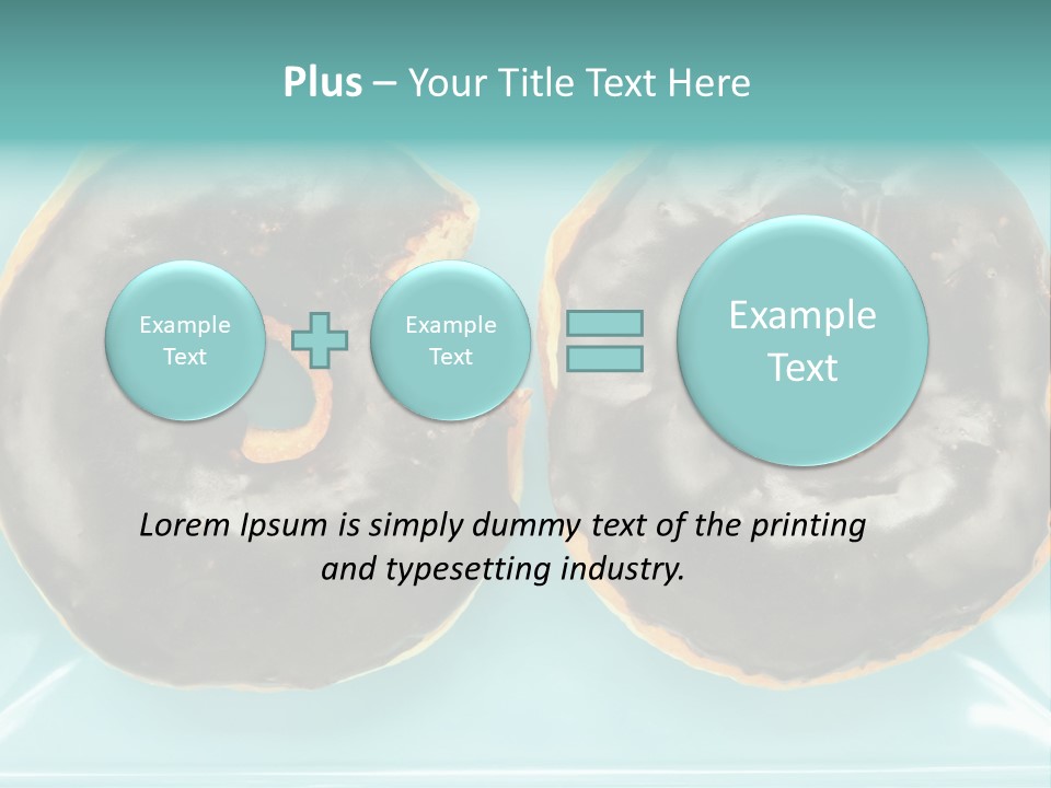 Dessert Decadent Diet PowerPoint Template