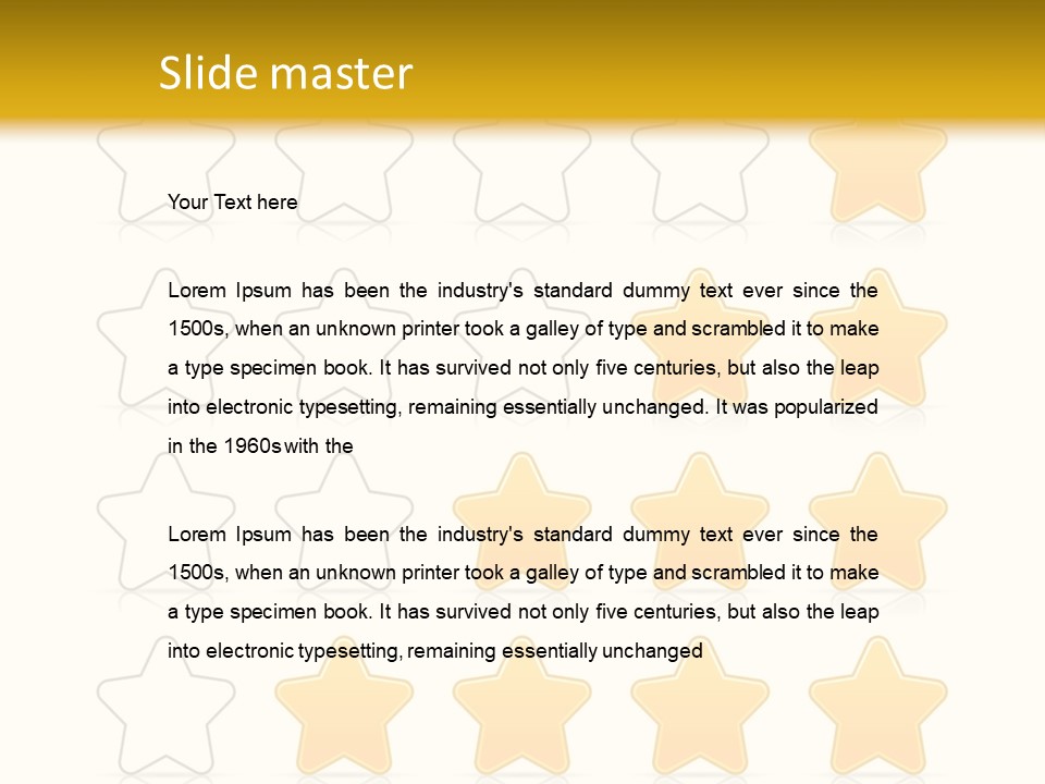 Action Bar Valuation PowerPoint Template