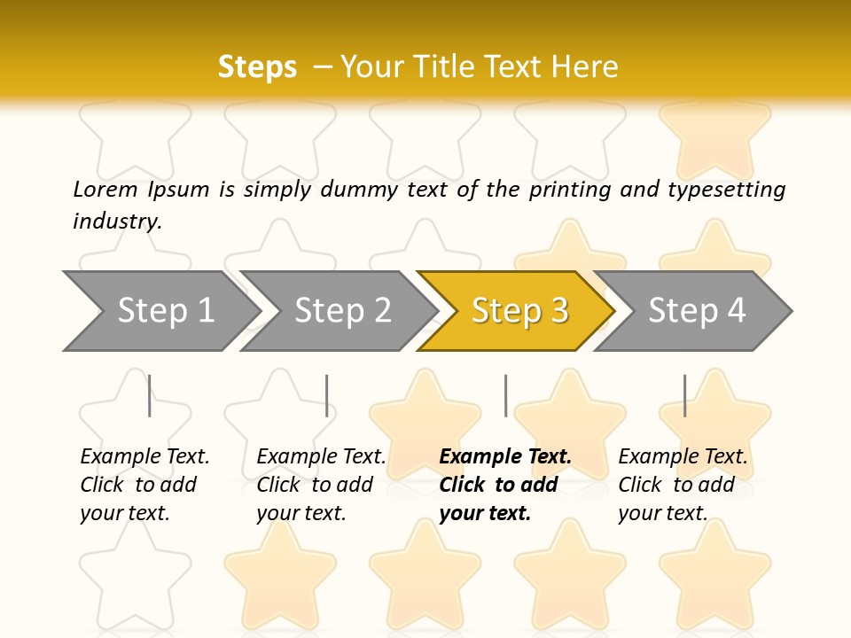 Action Bar Valuation PowerPoint Template