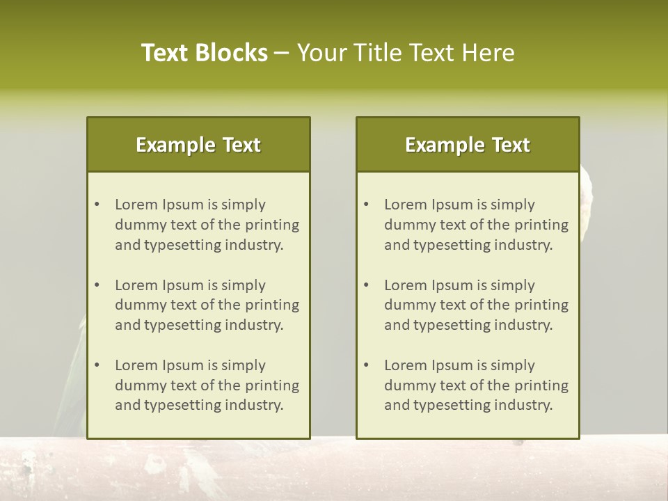 National Parakeets Nature PowerPoint Template
