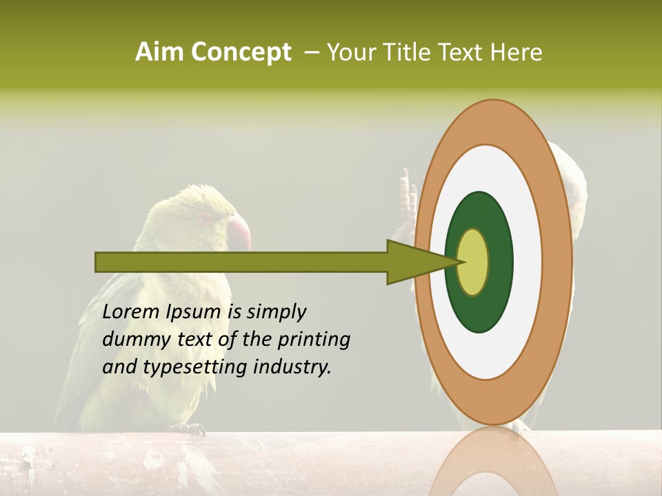 National Parakeets Nature PowerPoint Template