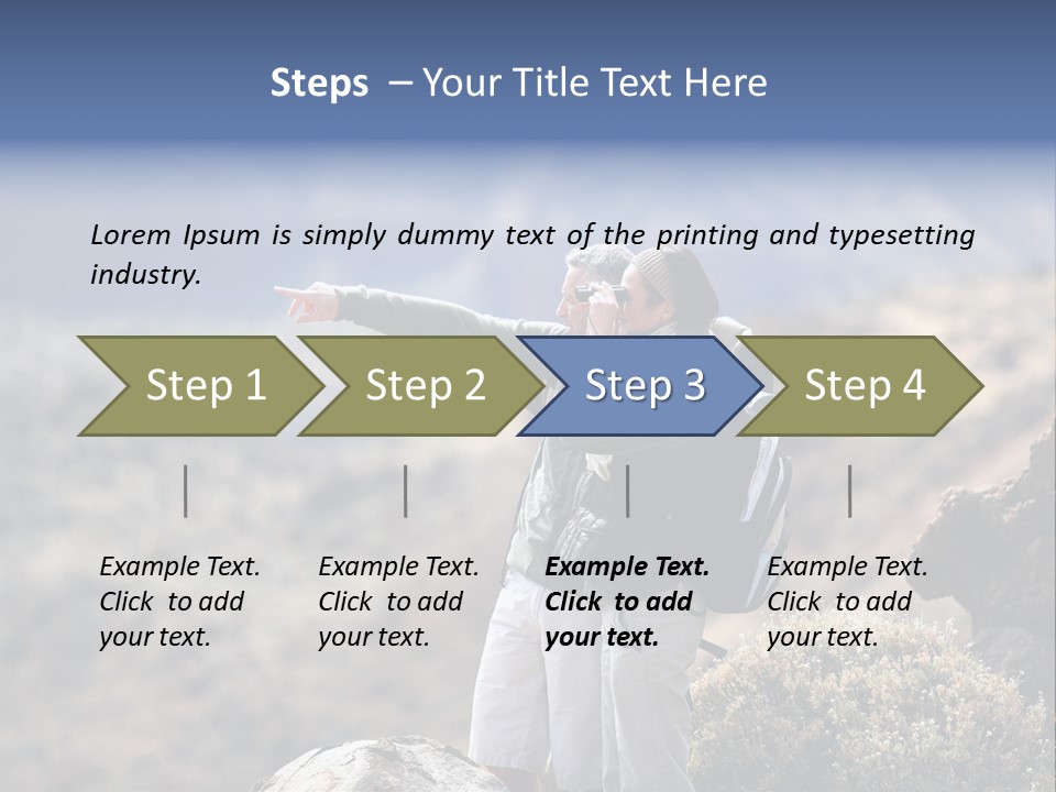 Leisure Recreation Caucasian PowerPoint Template