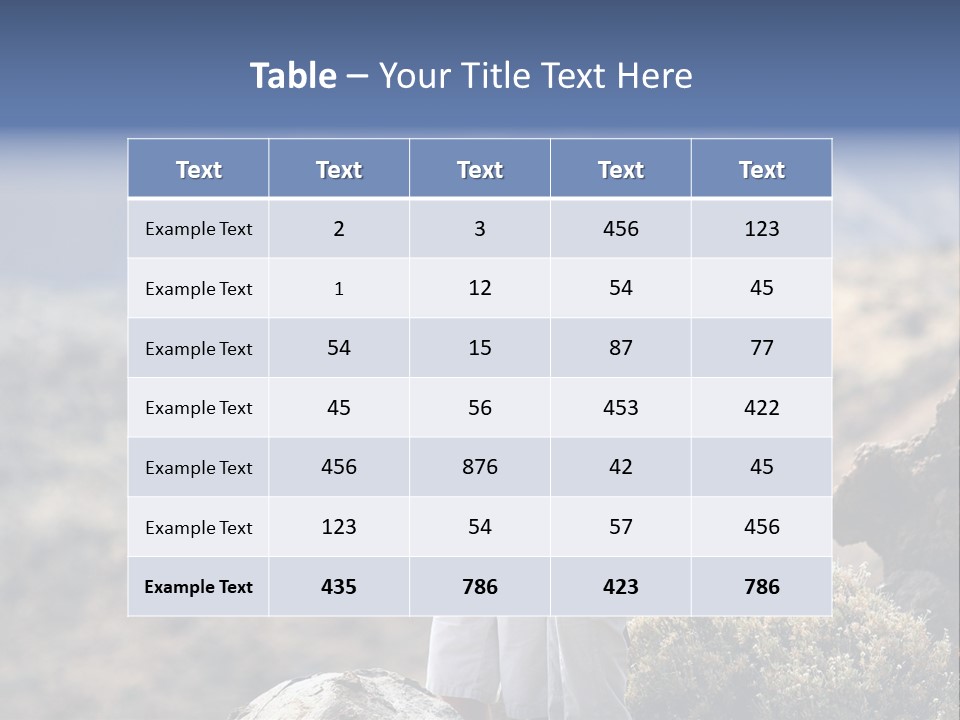 Leisure Recreation Caucasian PowerPoint Template